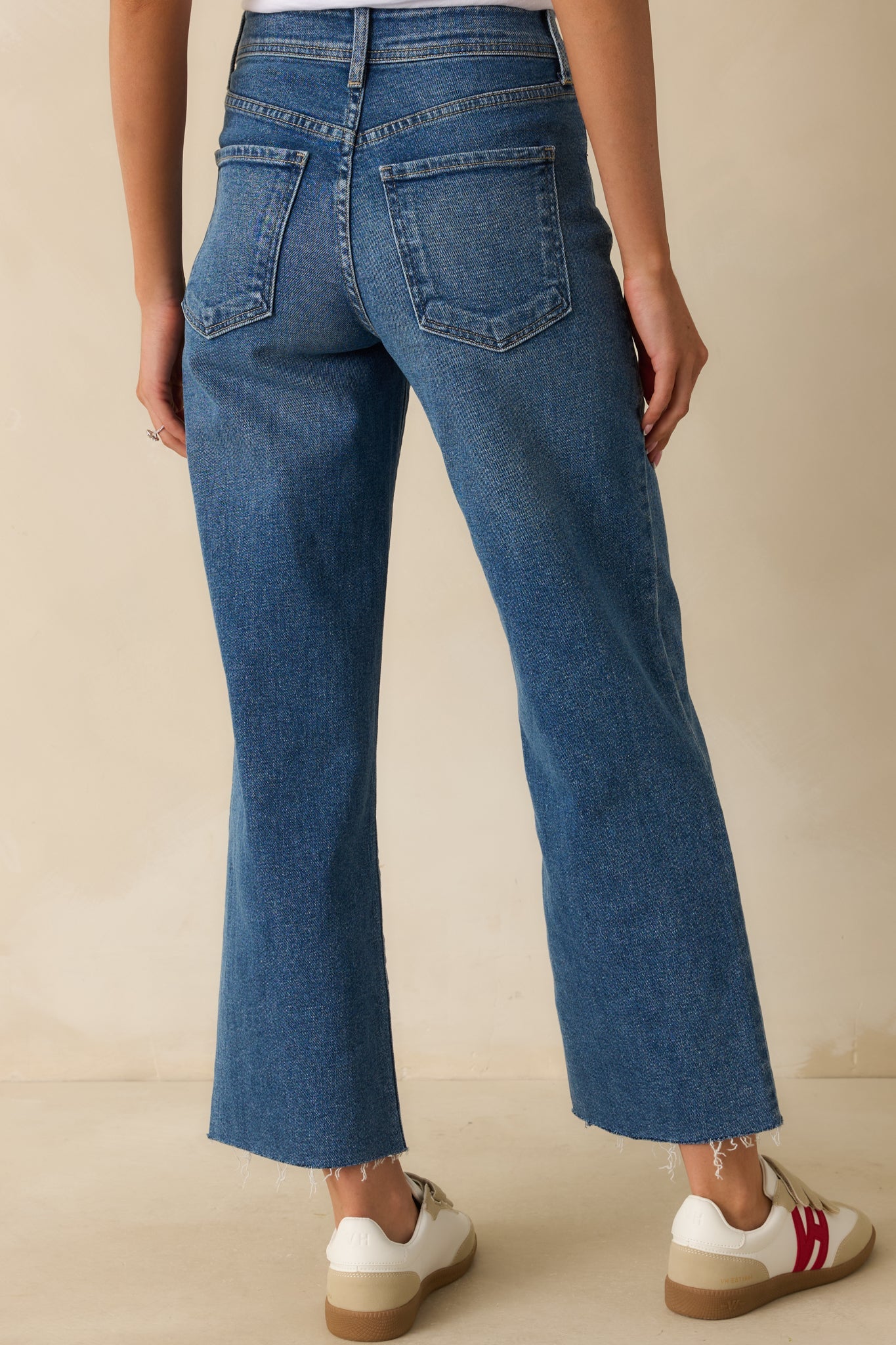 On Your Way Medium Wash Utility Jeans