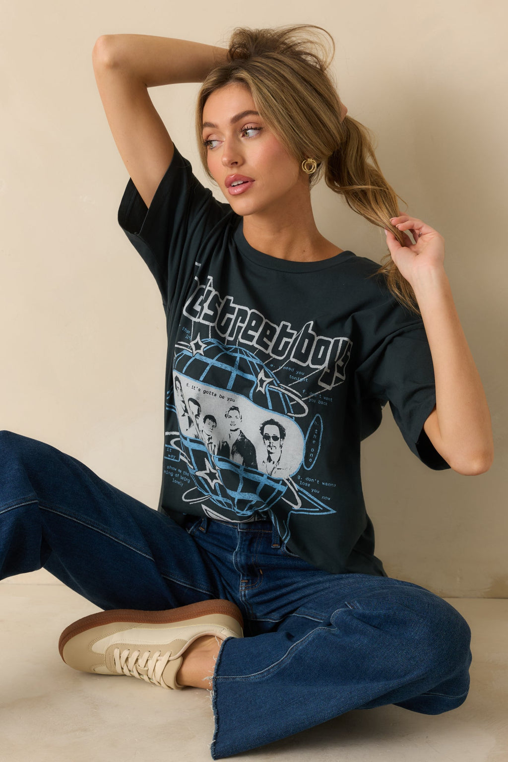 Backstreet Boys Millennium Vintage Black Cotton Tee