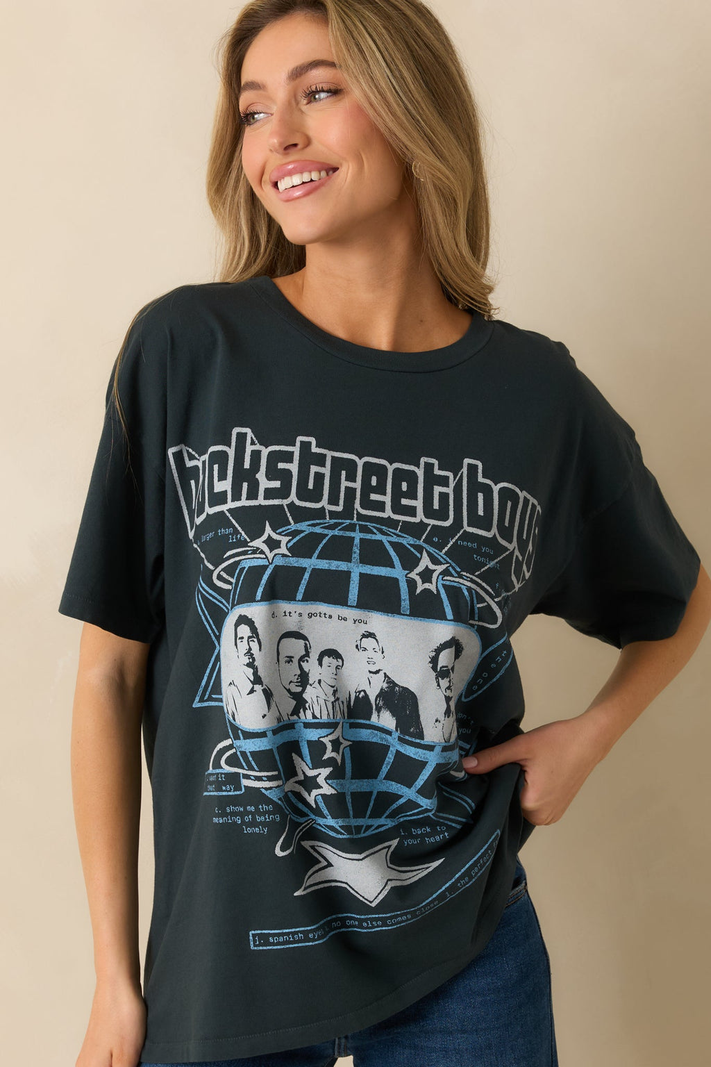 Backstreet Boys Millennium Vintage Black Cotton Tee