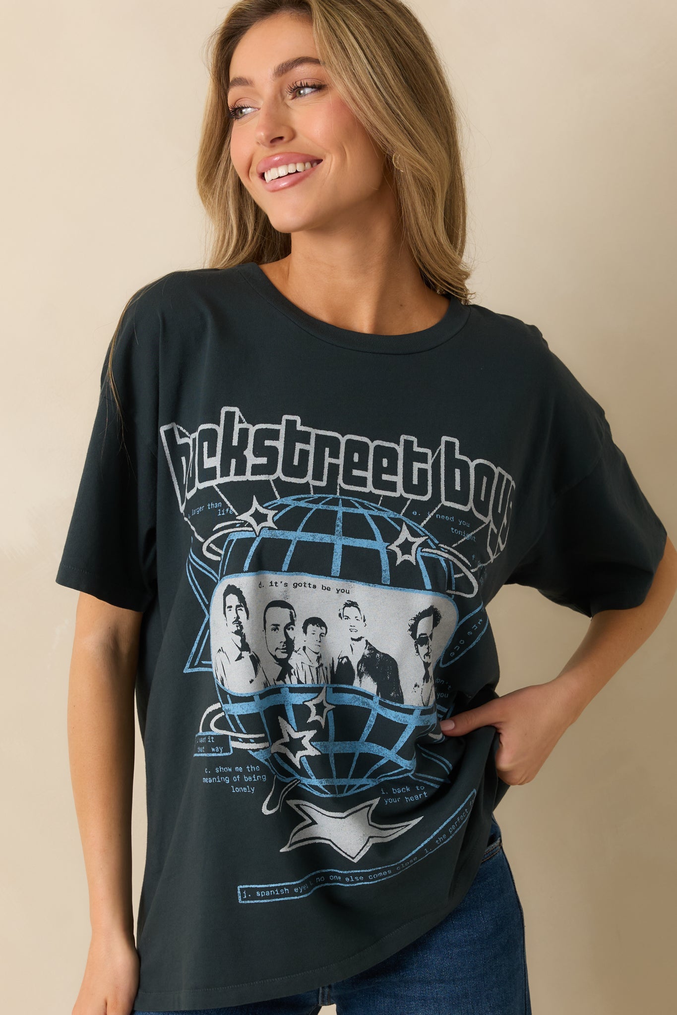 Backstreet Boys Millennium Vintage Black Cotton Tee