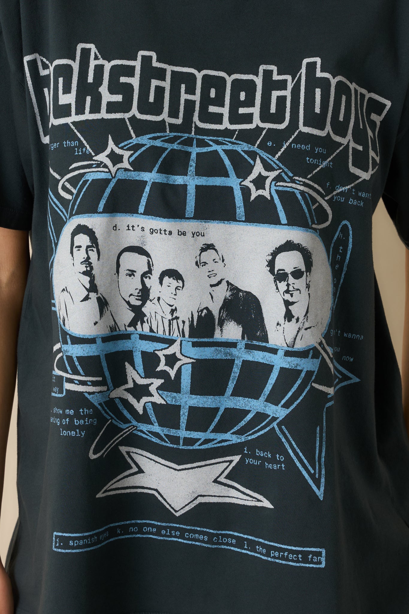 Backstreet Boys Millennium Vintage Black Cotton Tee
