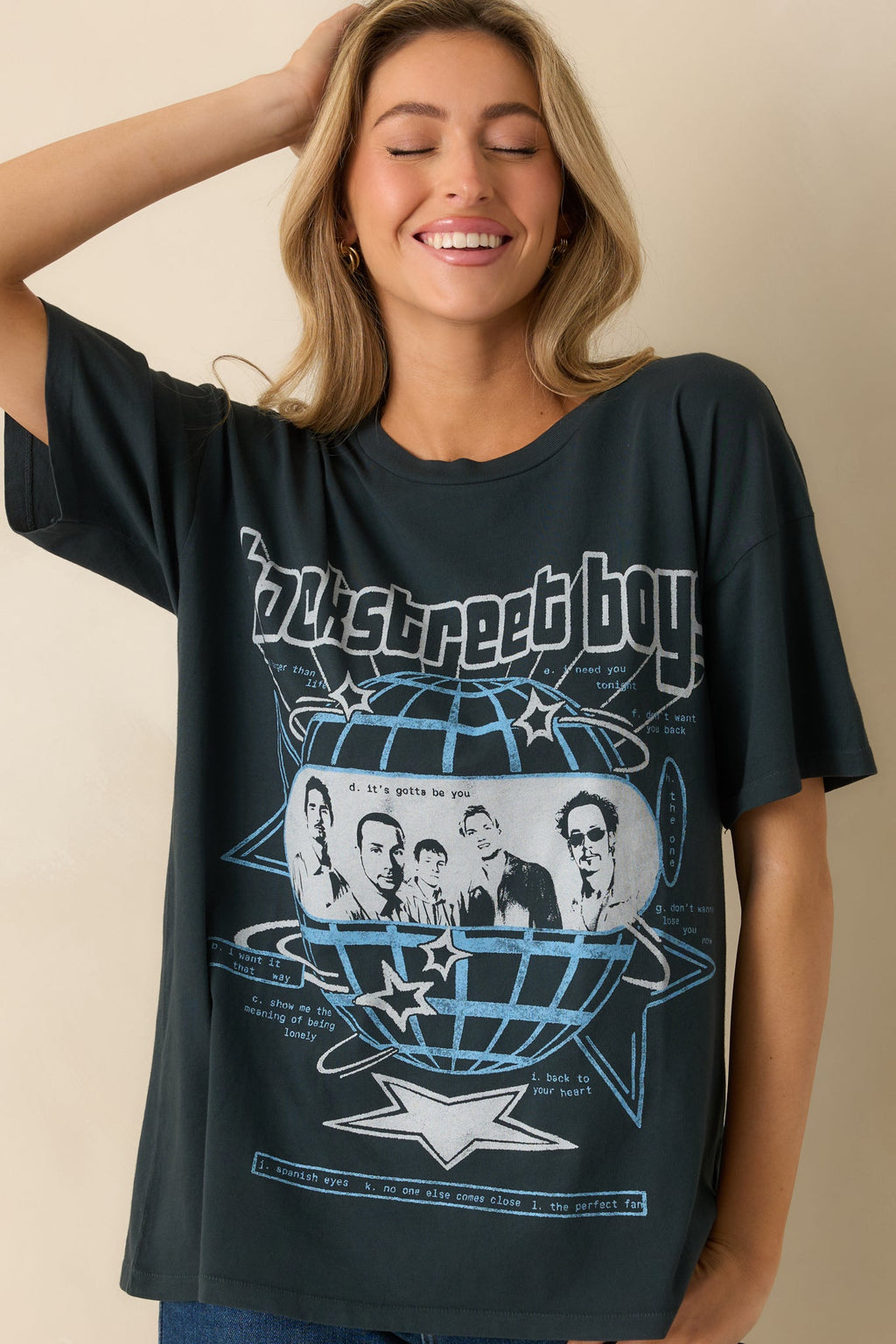 Backstreet Boys Millennium Vintage Black Cotton Tee