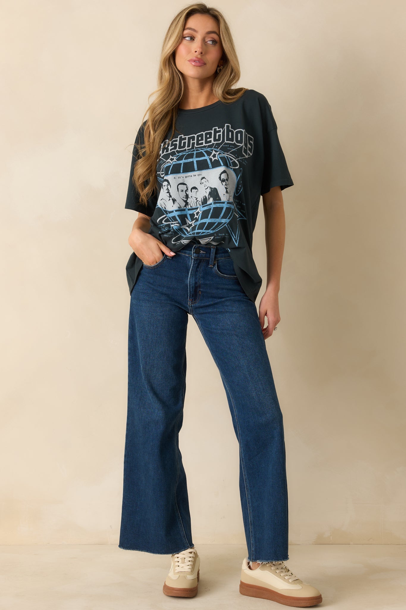 Backstreet Boys Millennium Vintage Black Cotton Tee