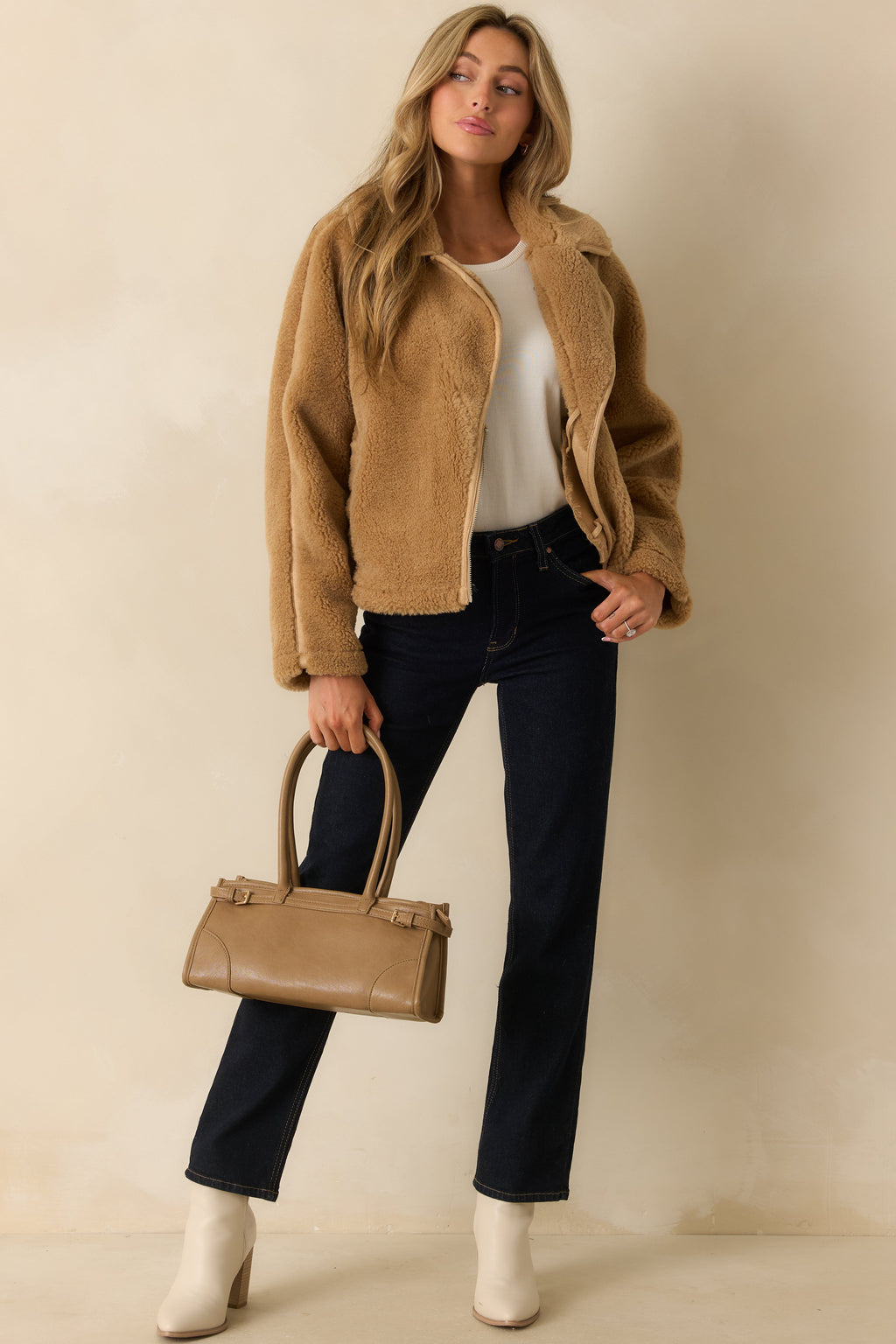 Forever Again Deep Indigo Straight Leg Jeans