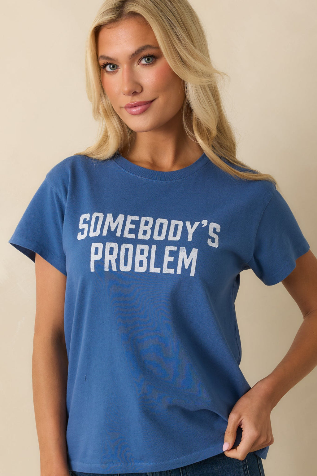 Morgan Wallen Indigo Blue Somebody's Problem Cotton Tee