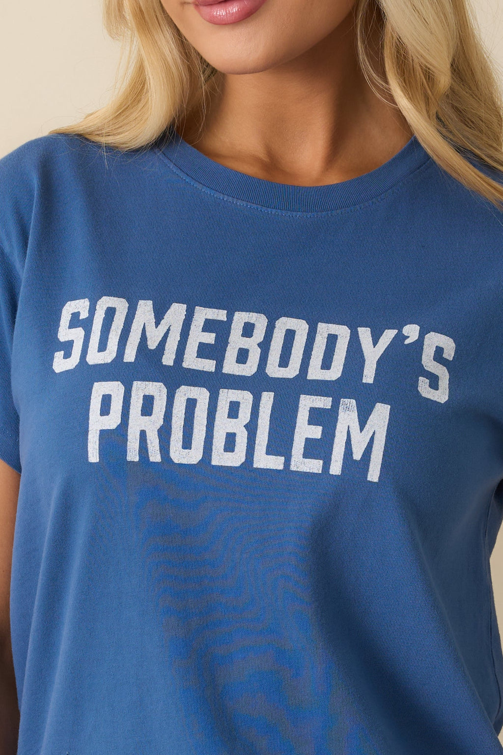 Morgan Wallen Indigo Blue Somebody's Problem Cotton Tee
