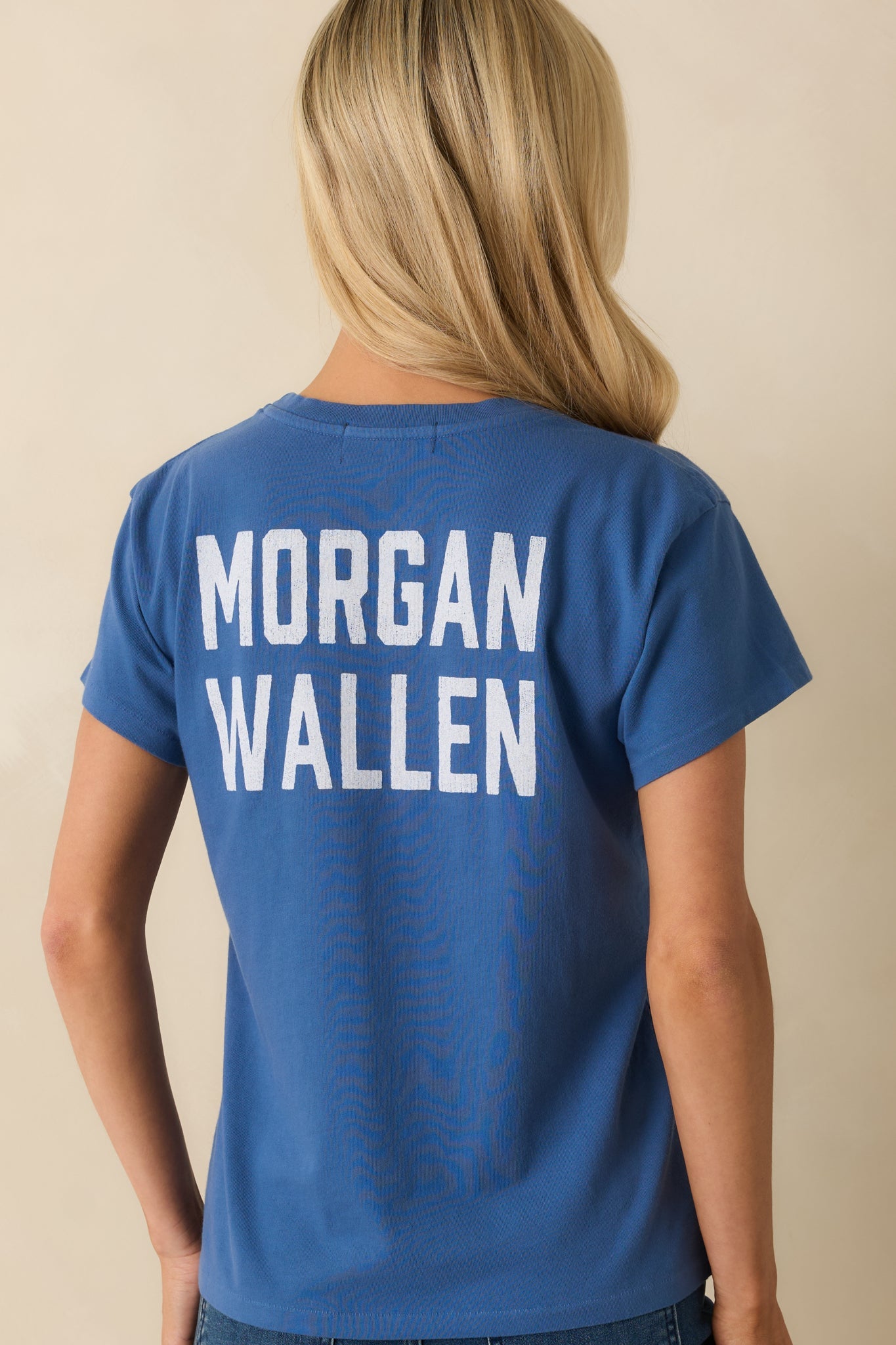 Morgan Wallen Indigo Blue Somebody's Problem Cotton Tee