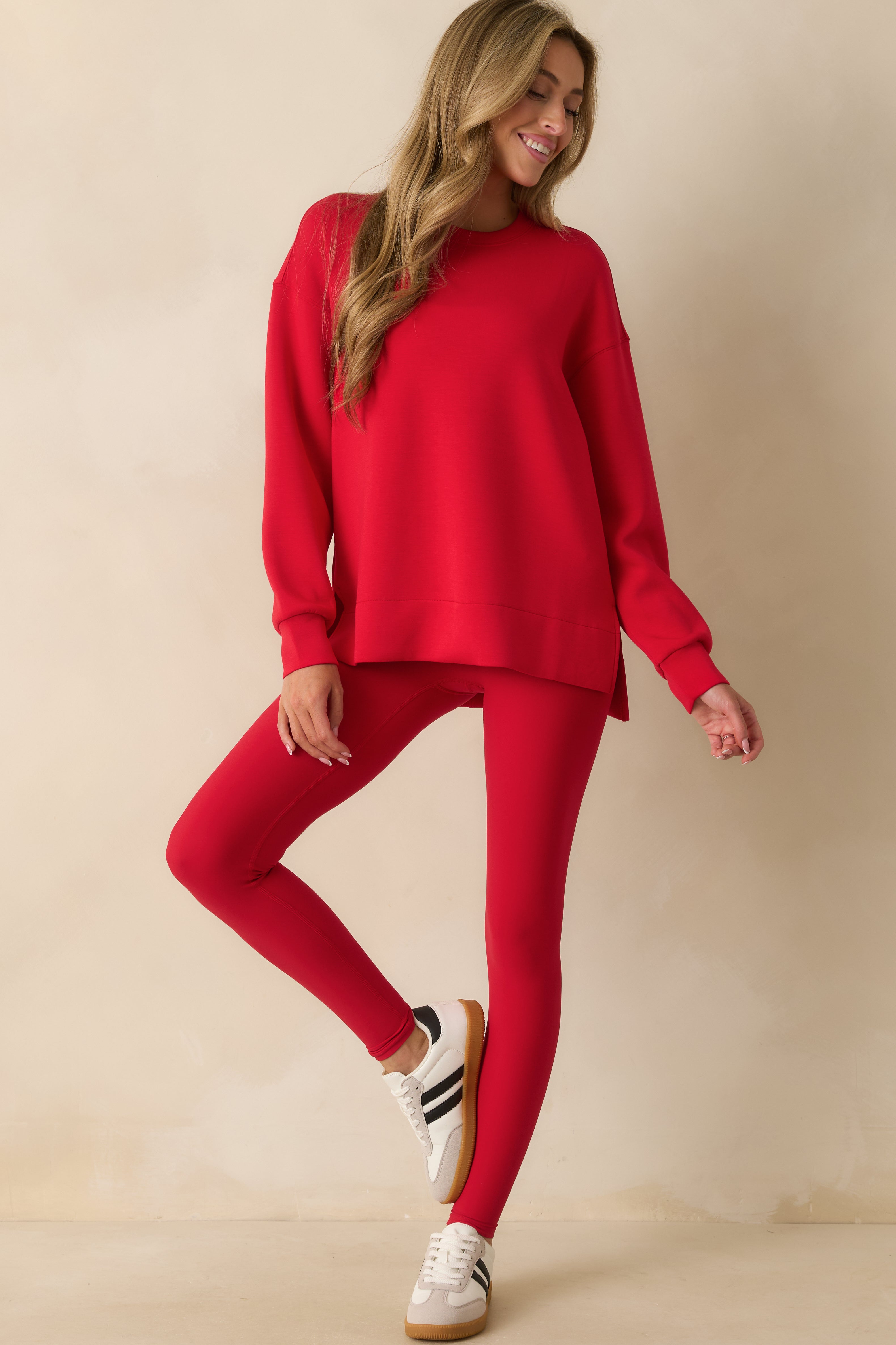 SPANX AirEssentials® Red Crewneck Tunic