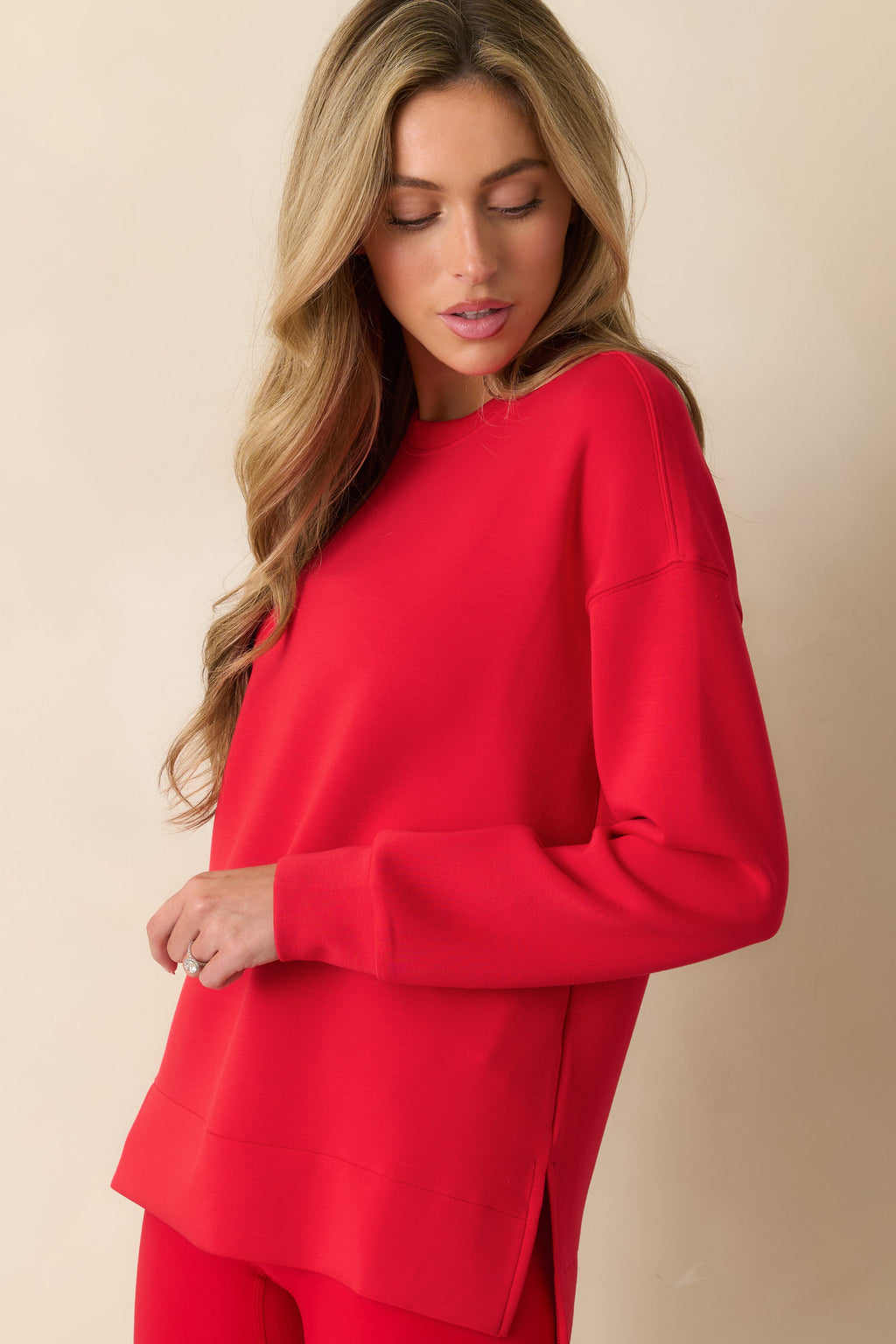 SPANX AirEssentials® Red Crewneck Tunic