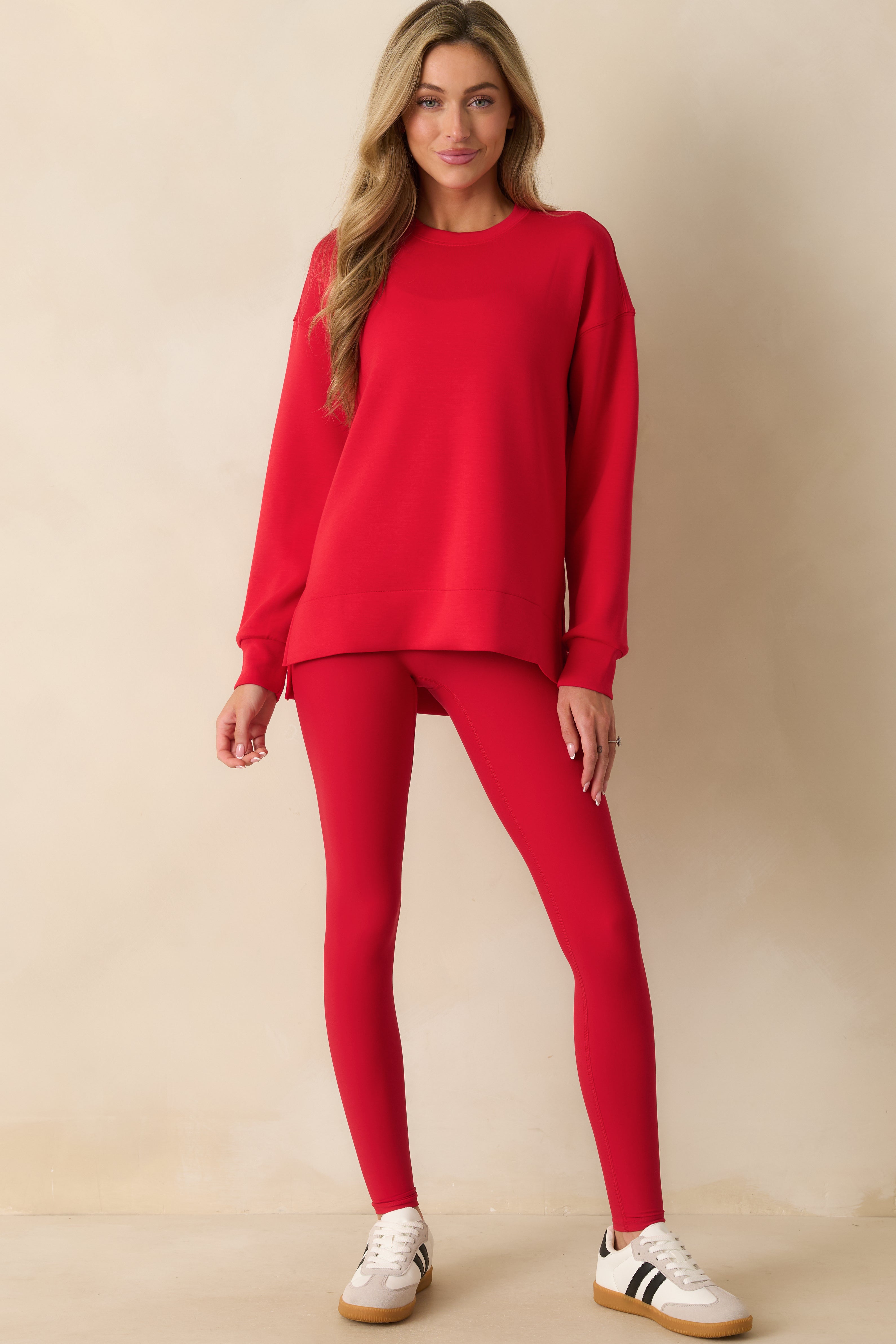 SPANX AirEssentials® Red Crewneck Tunic