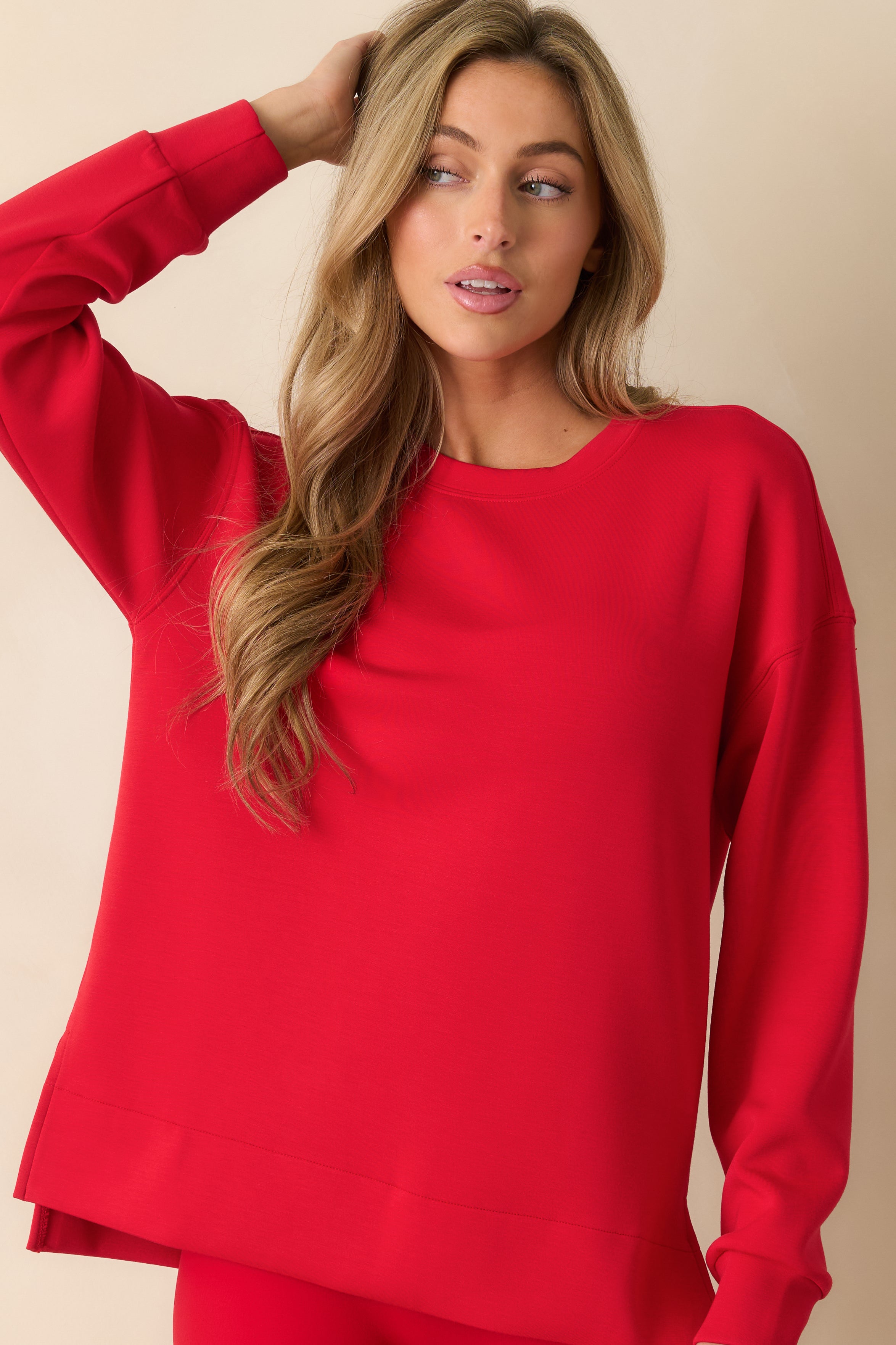 SPANX AirEssentials® Red Crewneck Tunic