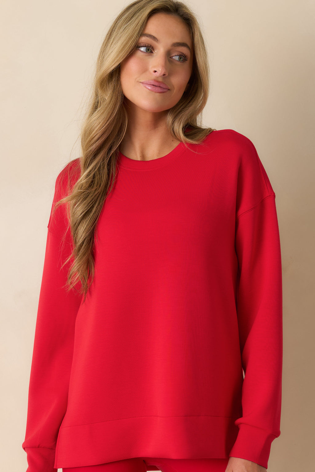 SPANX AirEssentials® Red Crewneck Tunic