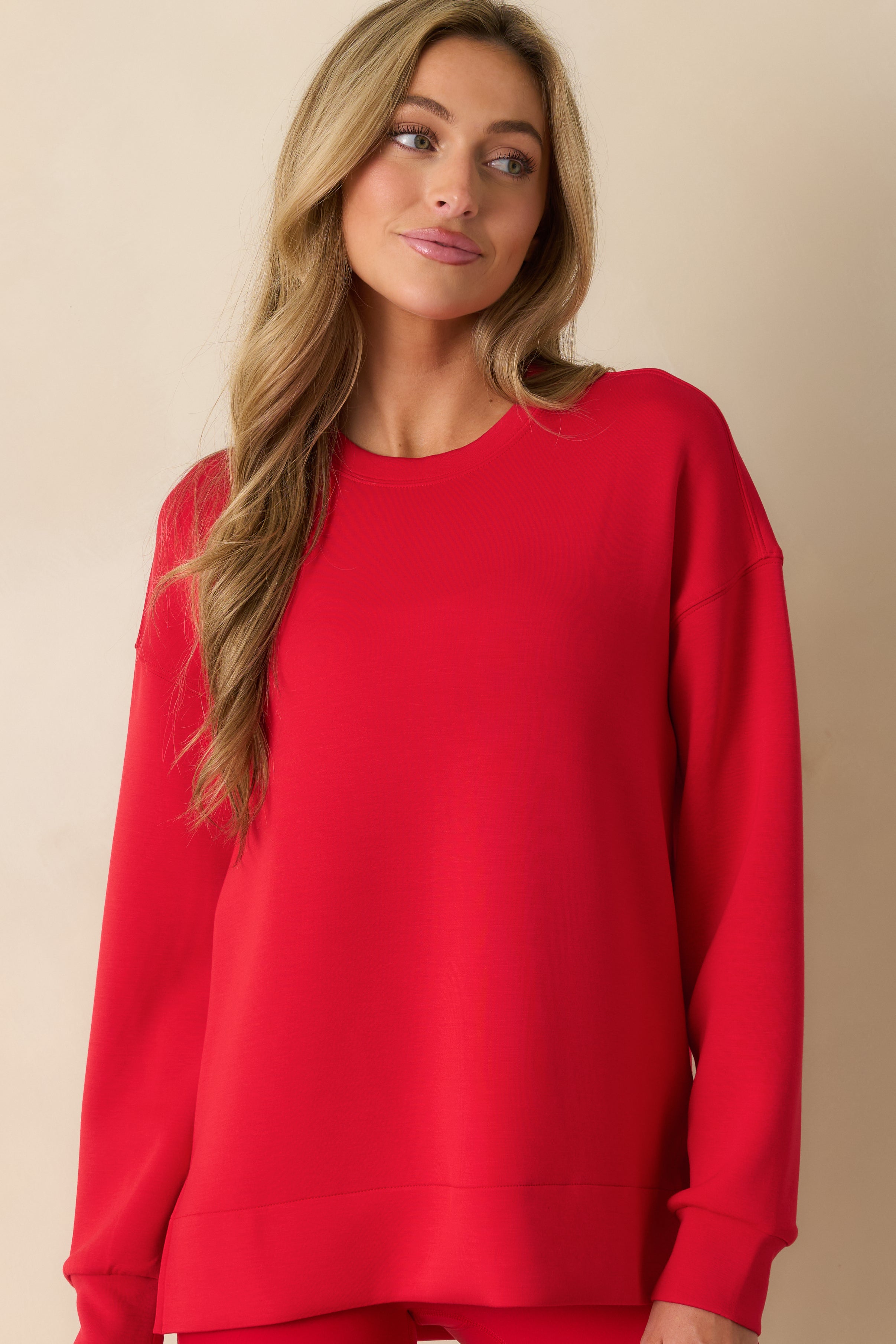 SPANX AirEssentials® Red Crewneck Tunic