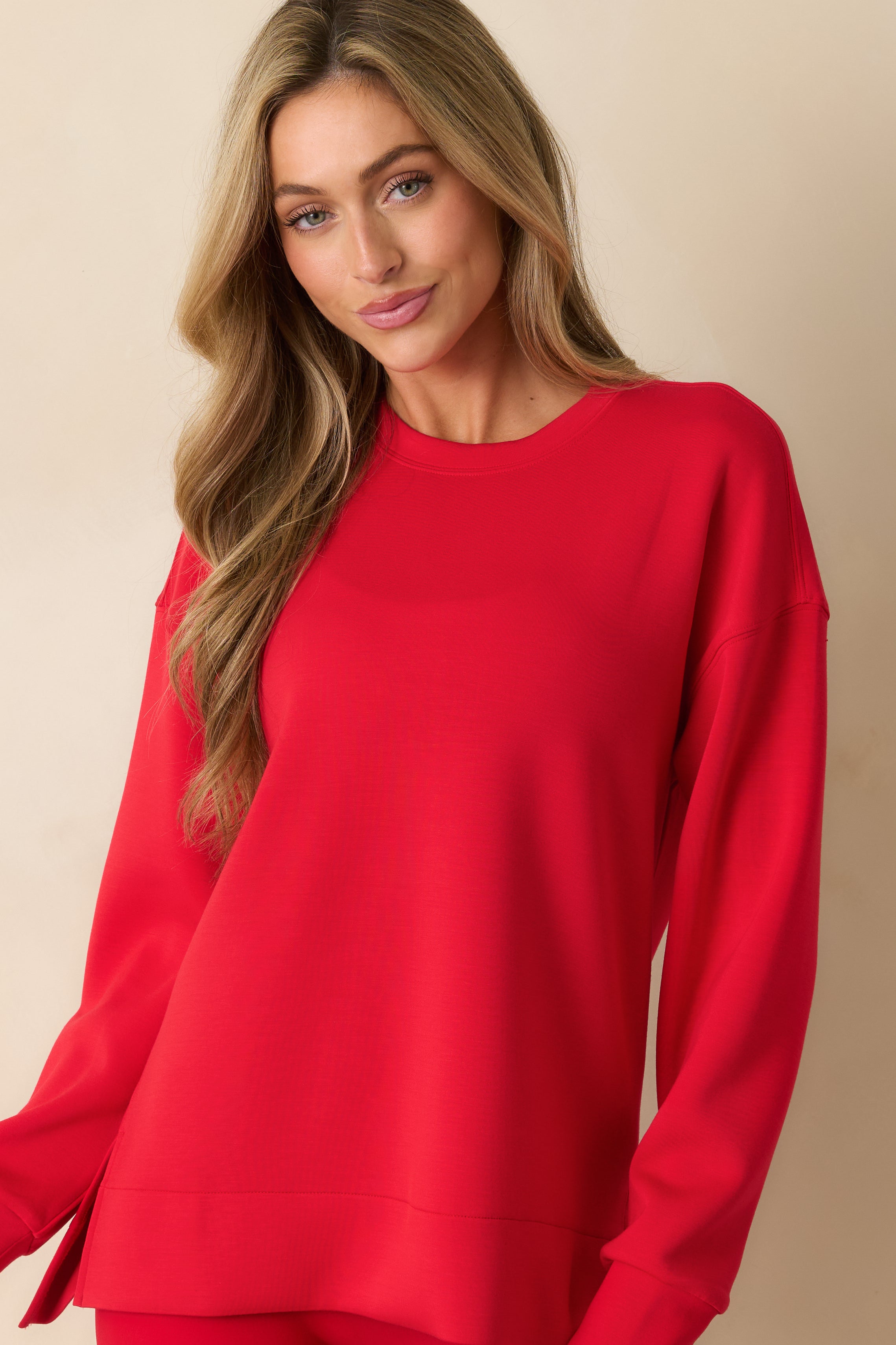 SPANX AirEssentials® Red Crewneck Tunic