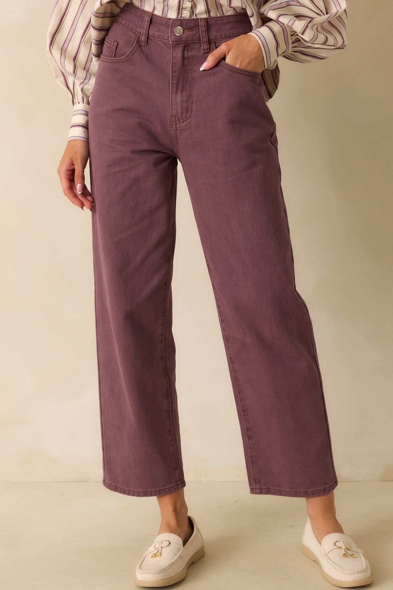 FRNCH Violet High Rise Pepper Jeans